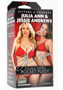 Kittens & Cougars Julia Ann & Jessie Andrews ULTRASKYN Double-Ended Pocket Pussy packaging