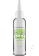 Main Squeeze Water-Based Lubricant 3.4oz with precision nozzle for friction-free, sensual experience.