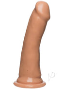 The Slim D Firmskyn 6 Vanilla by Doc Johnson, dual density ULTRASKYN, realistic and lifelike sensation, versatile size for comfort