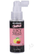 GoodHead Juicy Head Pink Lemonade Dry Mouth Spray 2 Oz bottle enhances oral pleasure with continuous moisture and a delectable flavor.