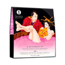 Shunga Erotic Art Lovebath Dragon Fruit 23 Oz packaging, Japanese couple illustration, sensual bath experience, transforms bath water into gel