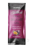 GoodHead Oral Delight Gel Passion Fruit 0.24oz packet enhances flavor during oral sex