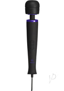 Merci Power Wand - Intense black wand-style massager with versatile attachments and multiple speeds for ultimate pleasure