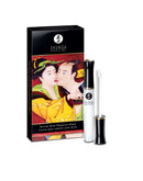 Shunga Erotic Art Divine Oral Pleasures Lip Gloss featuring warming-cooling sensations for intimate moments.