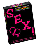 Lesbian Sex The Card Game box featuring colorful text and graphics, designed for intimacy and exploration for couples.