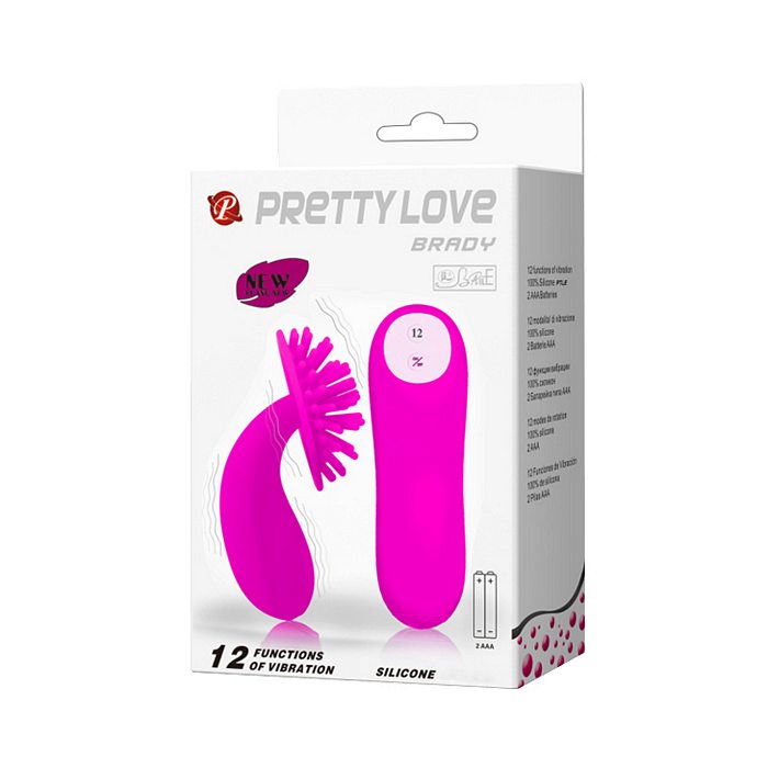 Pretty Love Pretty Love Brady 12 Functions Vibration Silicone Fuchsia at $19.99