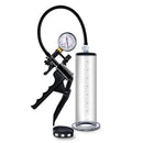 Performance VX8 Premium Penis Pump System with Pistol Pump and Silicone Cock Strap in Clear