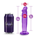 Blush Novelties B Yours Sweet N Small 6 inches Dildo with Suction Cup Purple from Blush Novelties at $9.99