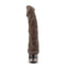 Blush Novelties Dr Skin Vibe 8.75 inches Chocolate Brown Realistic Vibrator at $17.99