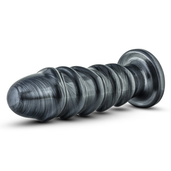 Blush Novelties Jet Annihilator Carbon Metallic Black Butt Plug at $44.99