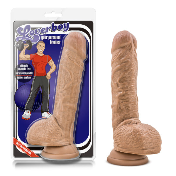 Blush Novelties Loverboy Your Personal Trainer Latin Realistic Brown Dildo at $19.99