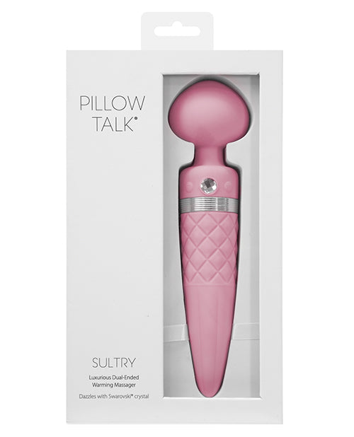 BMS Enterprises Pillow Talk Sultry Rotating Wand Pink at $79.99