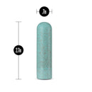 Blush Novelties Gaia Eco Rechargeable Bullet Vibrator Aqua at $14.99