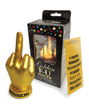 Customizable Golden F-U Finger Trophy – Adult Gag Gift with Pre-labeled Titles, Perfect for Sassy Awards and Funny Celebrations