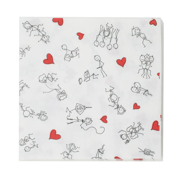 Little Genie Dirty Napkins Stick Figure Style at $4.99