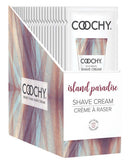 COOCHY SHAVE CREAM ISLAND PARADISE FOIL 15 ML 24PC DISPLAY-0