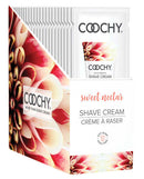 COOCHY SHAVE CREAM SWEET NECTAR FOIL 15 ML 24PC DISPLAY-0