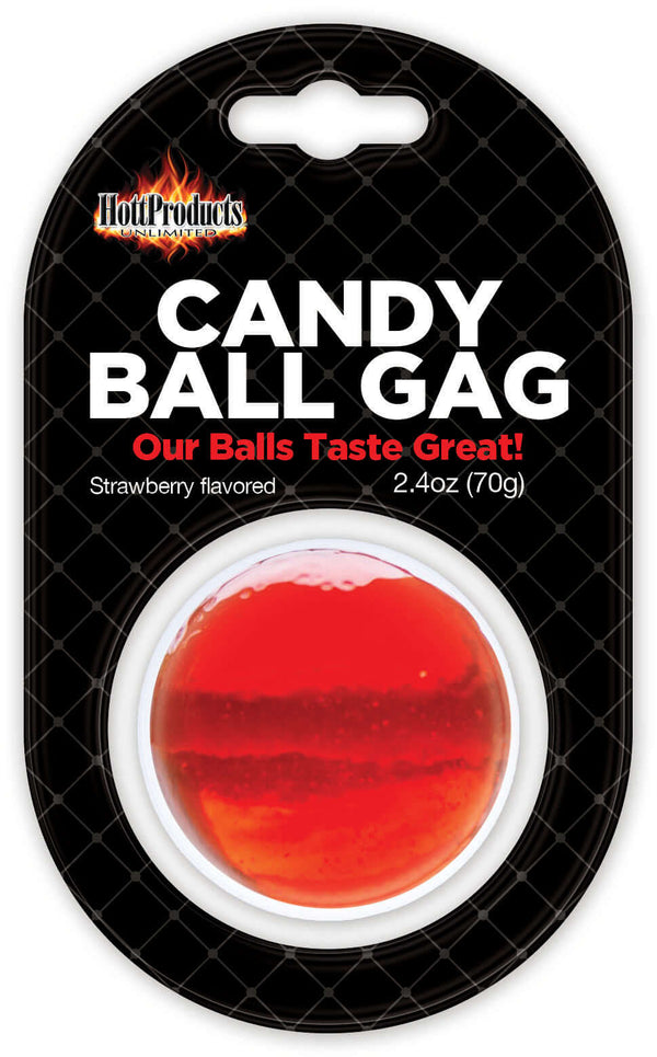 HOTT Products CANDY BALL GAG STRAWBERRY at $7.99