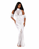 BODYSTOCKING GOWN WHITE O/S-0