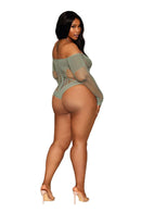 LONG SLEEVE TEDDY SAGE Q/S-0