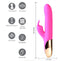 Maia Toys Super Charged Silicone Rabbit Vibrator Rechargeable Pink at $55.99
