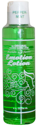 Emotion Lotion Peppermint 100ML, warming edible massage lotion for intimate moments.