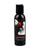Edible Massage Lotion Strawberry 2 fluid ounces by Earthly Body, sensual skincare with irresistible flavor.