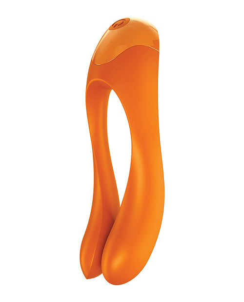 Satisfyer Satisfyer Candy Cane Orange Finger Vibrator at $29.99