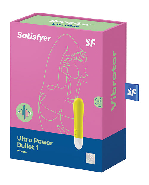 Satisfyer Satisfyer Ultra Power Bullet Vibrator 1 Perfect Twist Yellow at $19.99