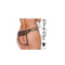 BARELY BARE DOUBLE STRAP OPEN PANTY BLACK O/S-5