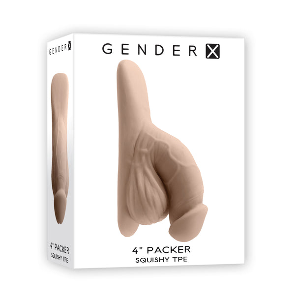 Gender X 4-Inch Packer Dildo - The Realistic Light Skin Tone Companion