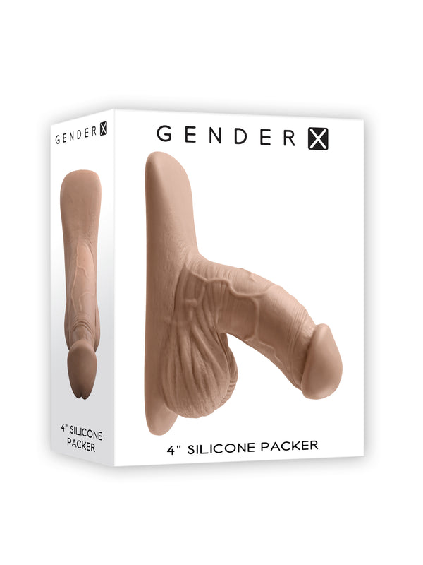 Gender X 4 inches Silicone Packer Medium Skin Tone