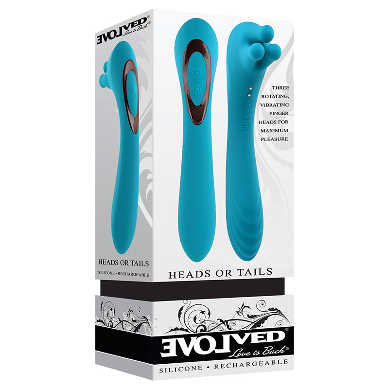 Evolved Novelties Heads or Tails Vibrator: Experience Double Pleasure in One Versatile Toy!