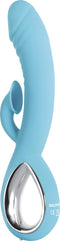 Evolved Novelties Triple Infinity Realistic Vibrator with Clitoral Suction Blue at $79.99