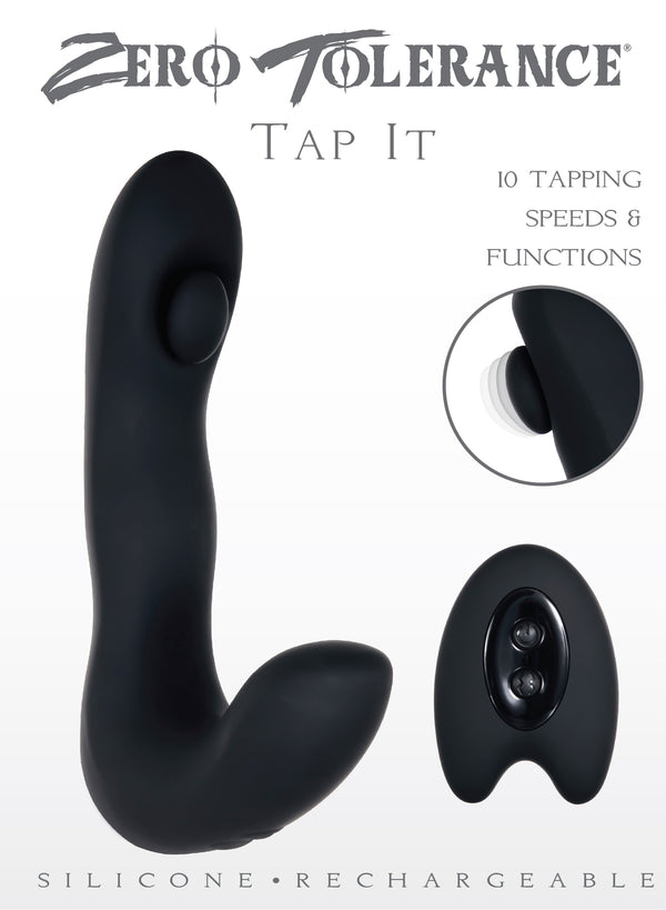Evolved Novelties Zero Tolerance Toys Tap It Prostate Vibrator at $69.99