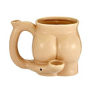 Butt Roast and Toast Ceramic Mug - Novelty Smoking Mug for Adults