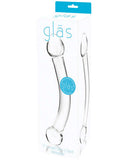 Glas Curved Glass G-Spot Stimulator 7" in packaging - Artistic Elegance and Sensational Pleasure