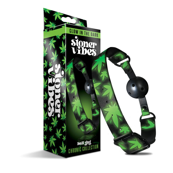 STONER VIBE CHRONIC COLLECTION GLOW IN THE DARK BALL GAG BREATHABLE-1