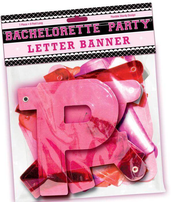 HOTT Products BACHELORETTE PARTY LETTER BANNER at $9.99