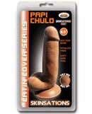 HOTT Products Skinsations Latin Lover Papi Chulo 6.5 inches Brown Dildo at $32.99