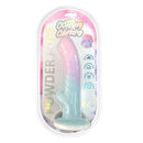 Cotton Candy Pixie Dix 6.6-inch Premium Silicone Dildo by Hott Products in packaging