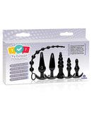 Icon Brands Try Curious Anal Plug Kit Black from Icon Brands at $17.99