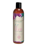 Intimate Earth Bliss Clove Infused Anal Relaxation Glide 4 fl oz water-based formula in a bottle.