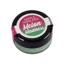 Nipple Nibblers Cool Tingle Balm - Melon Madness 3g in black container with green balm.