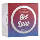 "Get Laid Passion Fruit Massage Candle with Pheromones in packaging"
