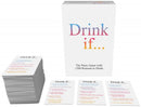 Drink If Party Game box and cards with 1200 challenges for fun drinking at parties and gatherings.