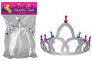 Naughty Tiara for Bride-to-Be with colorful accents, perfect for bridal parties from Kheper Games.