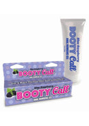 Booty Call Blue Raspberry Anal Numbing Gel 1.5oz packaging and tube for enhanced anal play comfort.