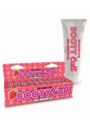 Booty Call Gel Strawberry 1.5 Ounces packaging, anal numbing gel for comfortable and pleasurable anal play, safe with toys