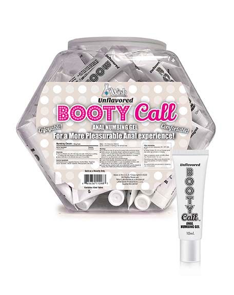 Booty Call Fishbow 65 Pillow Packs Anal Numbing Gel Unflavored 10ml